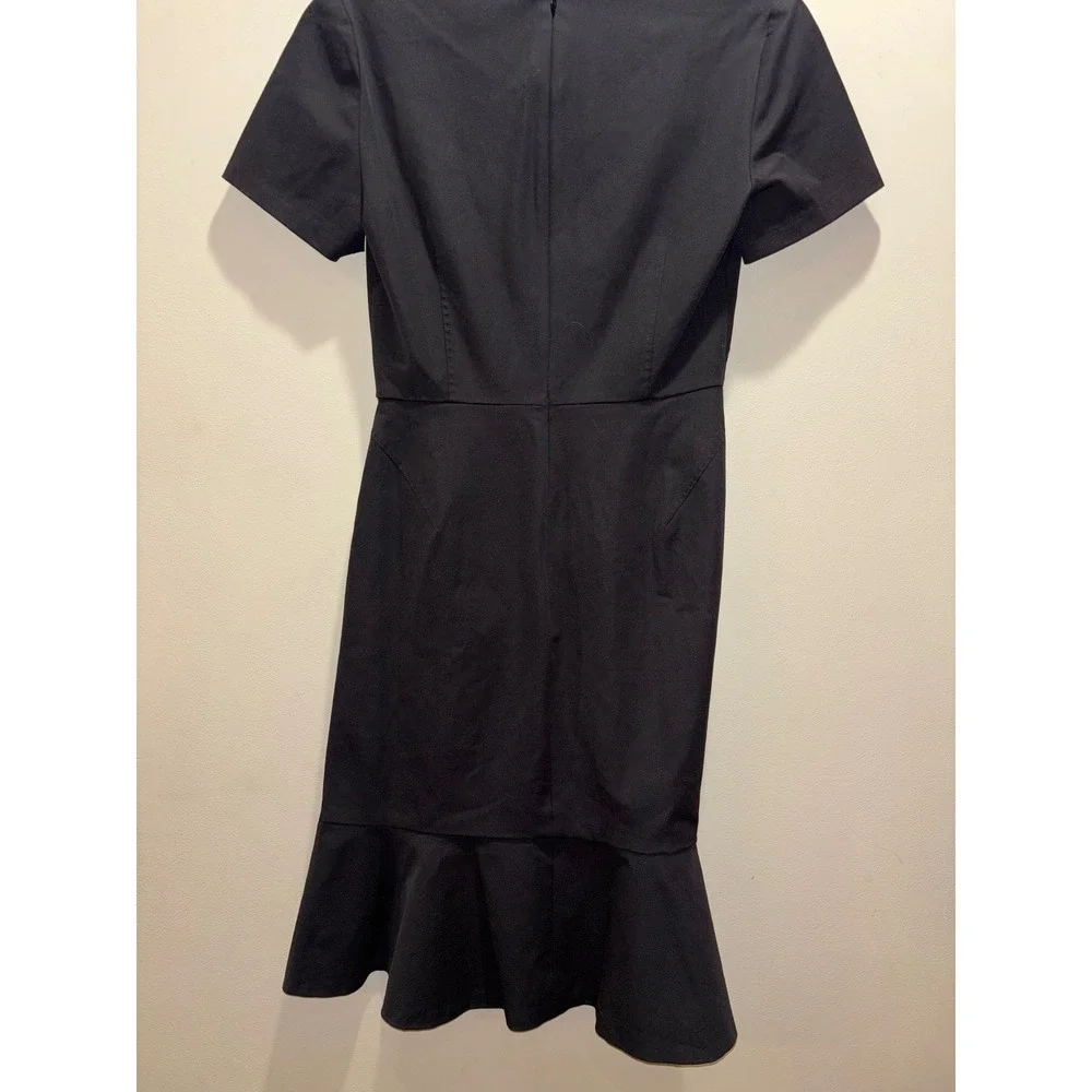 NWT Banana Republic Black Dress Women's Size 4 Short Sleeve Career Business $128